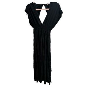 Victoria Secret Black Bathing Suit‎ Cover up/ Dress size Small